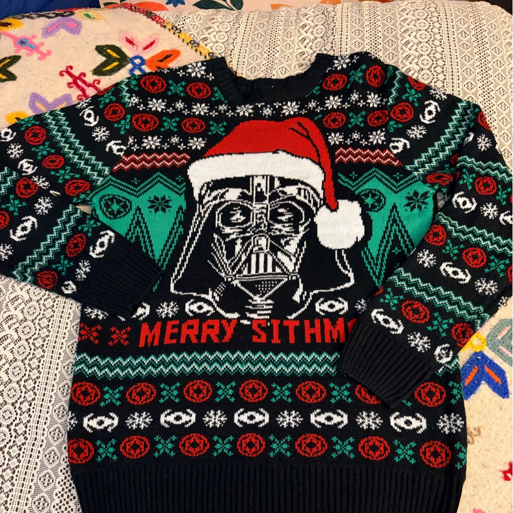 Star Wars Festive Black and Red Sweater